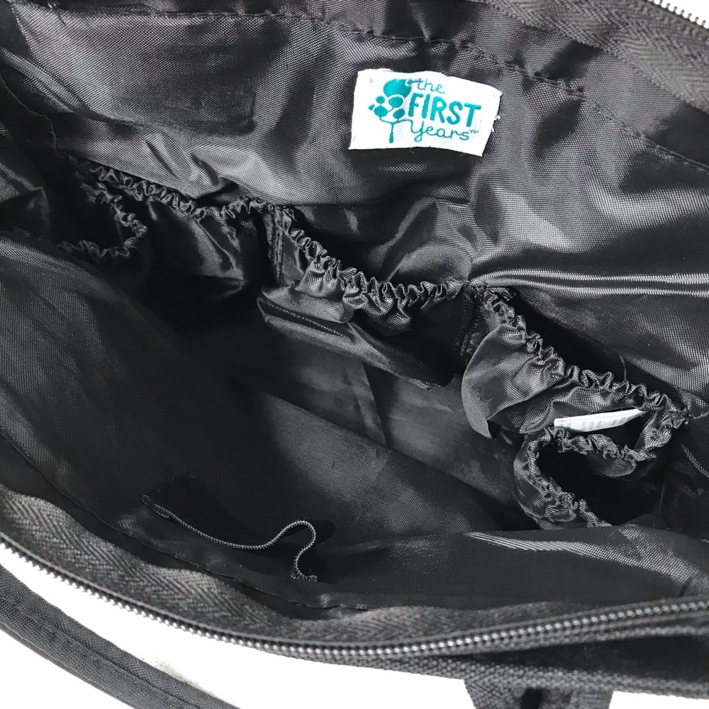 The First Years Baby Tote Bag Black Small - Picture 8 of 11